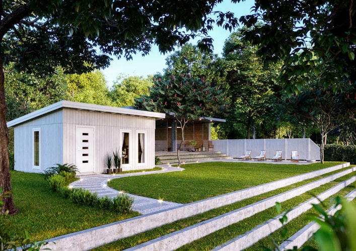 Palmako Nordic+ Gartenhaus Annika 21,5 m² - 160 mm