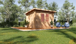 Wolff Finnhaus Gartenhaus Garde 2823 - 28 mm