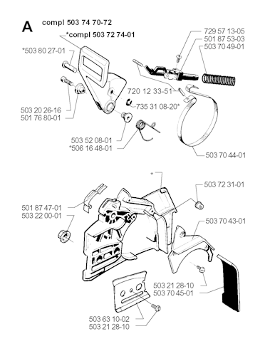 Husqvarna Kettensägen 262 XP, 19981400001-19992300000