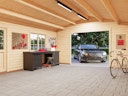 Vorschaubild Palmako Garage Roger 23,9 m² - 44 mm - ohne Tor