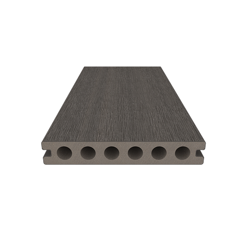 NewTechWood Deluxe Vintage WPC-Terrassendiele Hohlkammer Silver Gray  23 x 138 mm