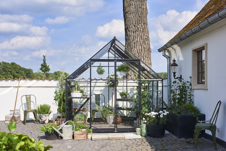 Halls Gewächshaus Qube + 6,6 m² / 9,9 m² / 13 m²