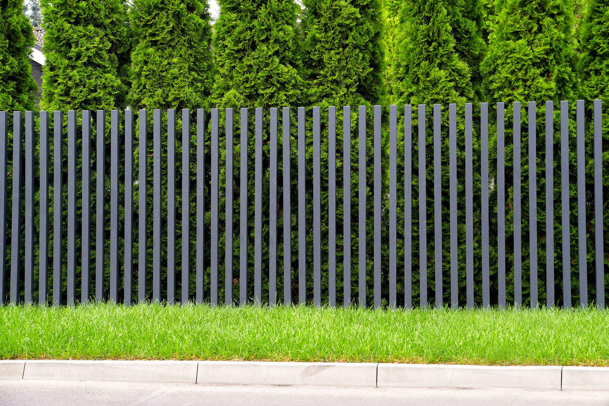 dz Stelenzaun MANHATTAN Alu