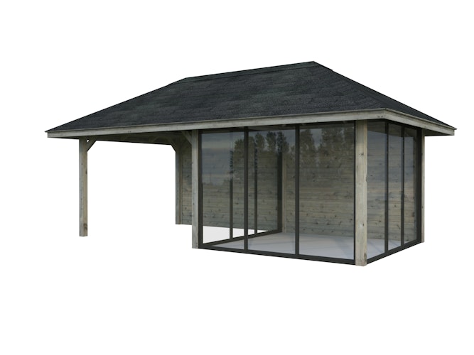 Palmako Pavillon Bianca 16,6 m² Set 206 Slide - 28 mm