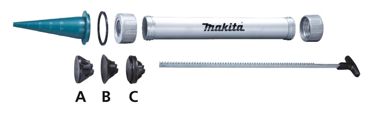 Makita Beutelhalter 600ml kpl. 196352-6