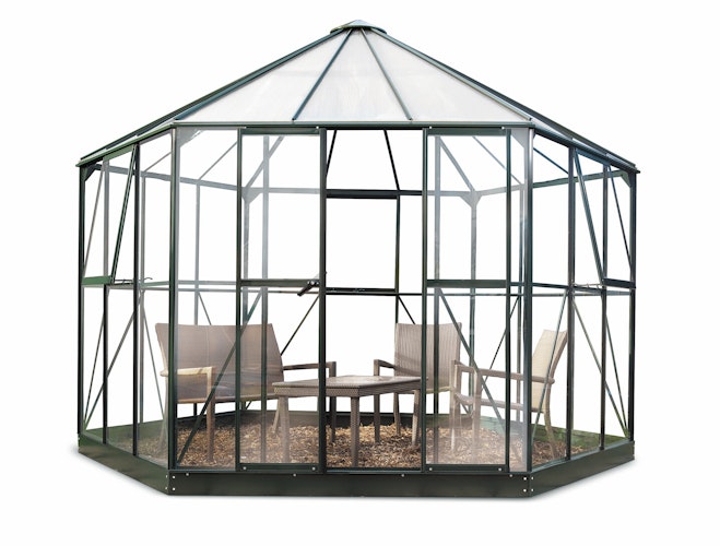 Halls Gewächshaus Atrium - 9 m²