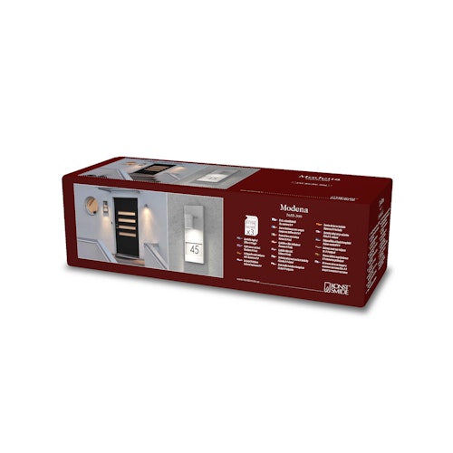 Konstsmide Hausnummernleuchte Modena, versch. Farben