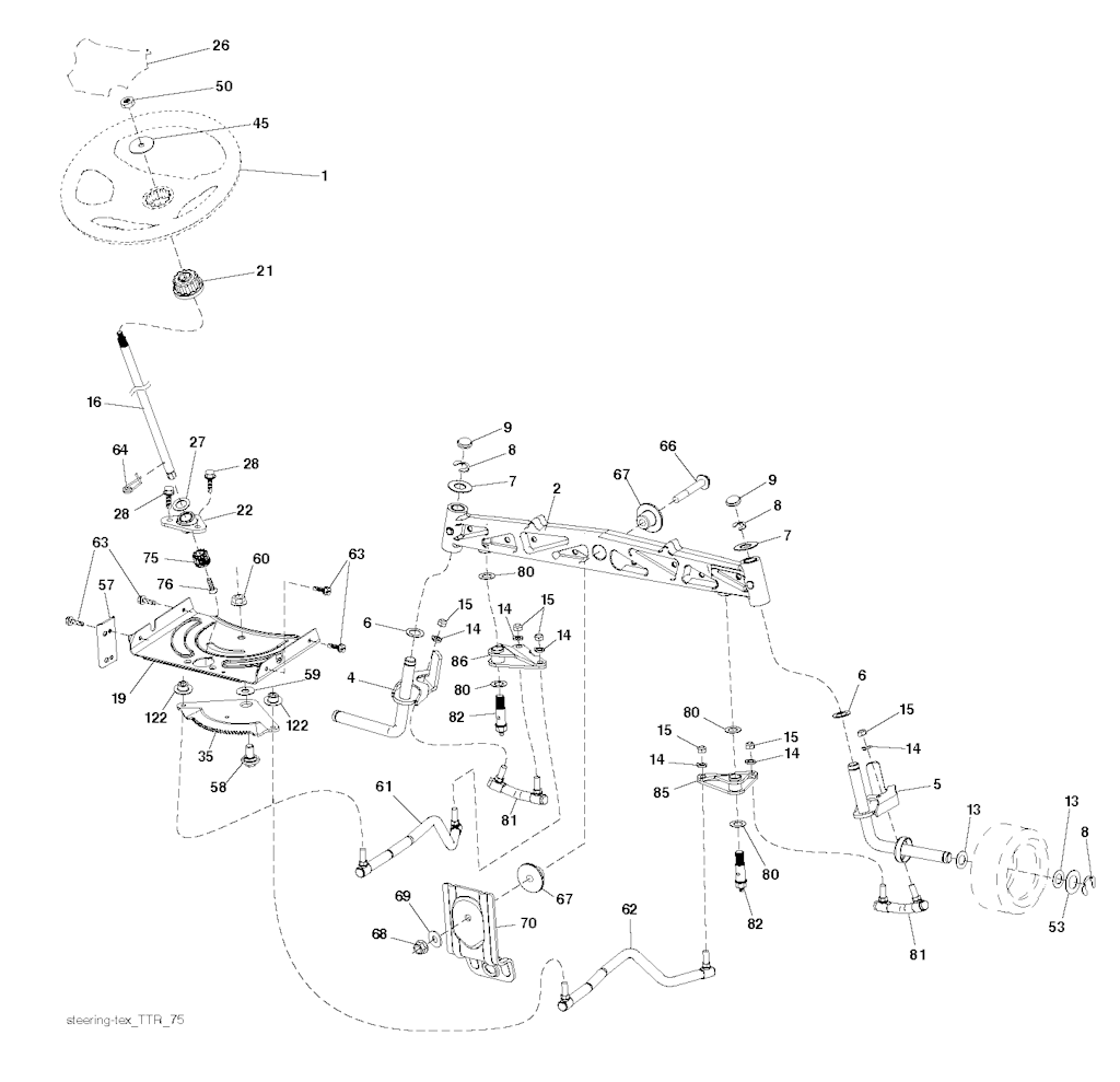 Explosionszeichnung Ersatzteile