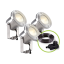 Vorschaubild Garden Lights Strahler Catalpa 3er Set