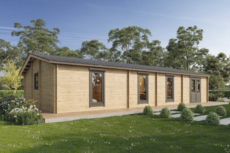 Wolff Finnhaus Ferienhaus Wachan 108 - 70 mm