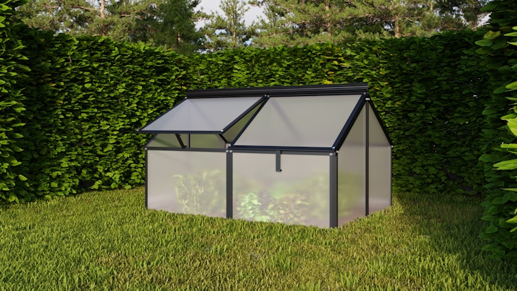 Vitavia Frühbeet Gaia Jumbo inkl. 4 Dachfenster