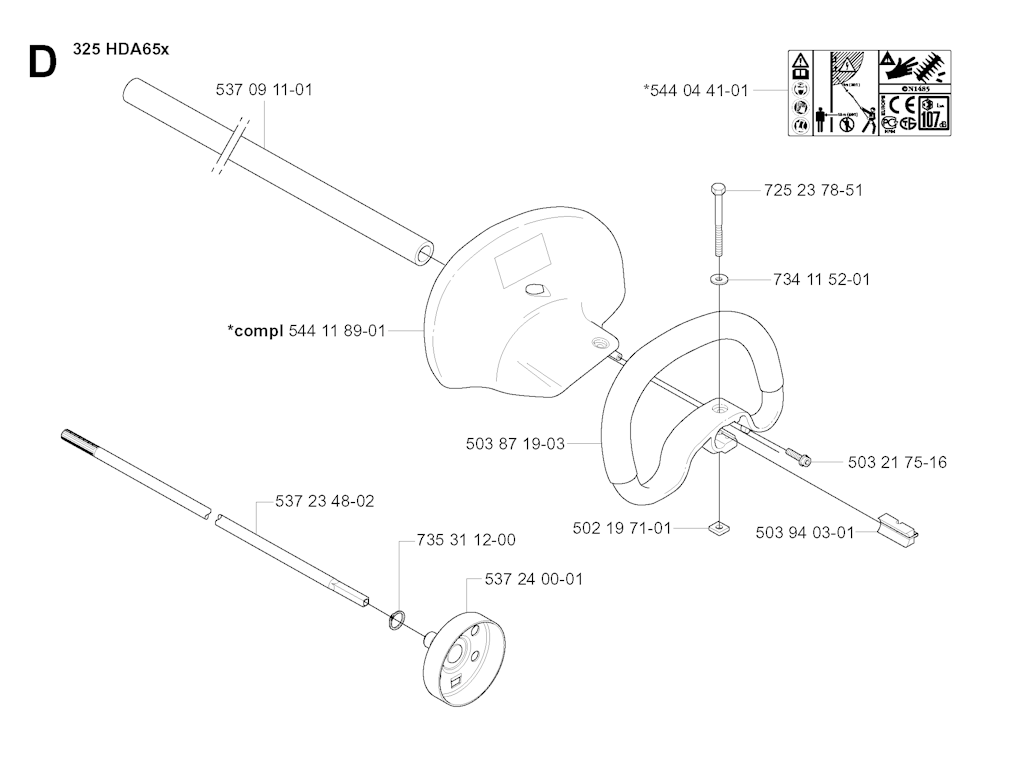 Explosionszeichnung Ersatzteile