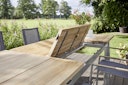 Vorschaubild Diamond Garden Ausziehtisch LEVANTO, Edelstahl gebürstet / Recycled Teak