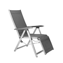 Vorschaubild Kettler Relaxsessel BASIC PLUS, Aluminium Silber / Outdoorgewebe Anthrazit