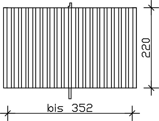 Skan Holz Rückwand für Leimholz Einzel- Carports - Deckelschalung