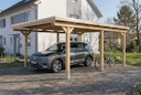 Vorschaubild Skan Holz Emsland - Flachdach Carport aus Leimholz Breite 402 cm