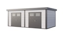 Vorschaubild Telluria Metallgerätehaus Duo 3336+ Zweiraum-Gartenhaus