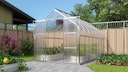 Vorschaubild Vitavia Gewächshaus Dione/Diana 11500 inkl. 4 Dachfenster und Stahlfundamentrahmen - 11,5 m²