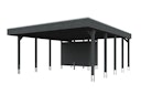 Vorschaubild Skan Holz Carport Friesland 557x708 cm inkl. Abstellraum Sparset 4
