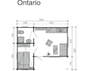 Vorschaubild Skan Holz 70 mm Blockbohlenhaus Ontario 1