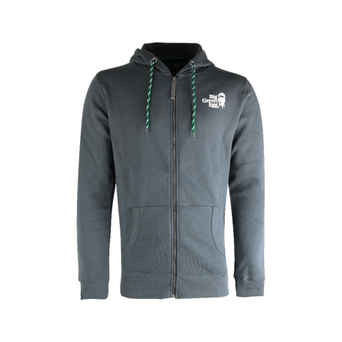 Big Green Egg Hoodie mit Reisverschluss - Dark Grey 