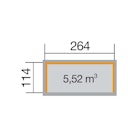 Vorschaubild Weka Brennholzlager 663 B kesseldruckimprägniert 19 mm