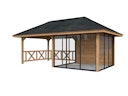 Vorschaubild Palmako Pavillon Bianca 16,6 m² Set 504 Slide Plus mit Isolierglas-Schiebetüren