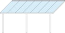 Vorschaubild Gutta Standard Terrassendachsystem Typ A/B/C weiß/anthrazit