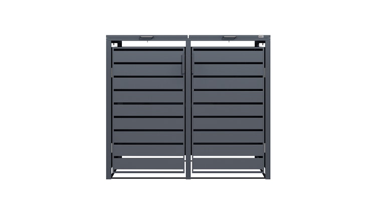 Weka Metall Mülltonnenbox Gary (für 1-4 Mülltonnen)