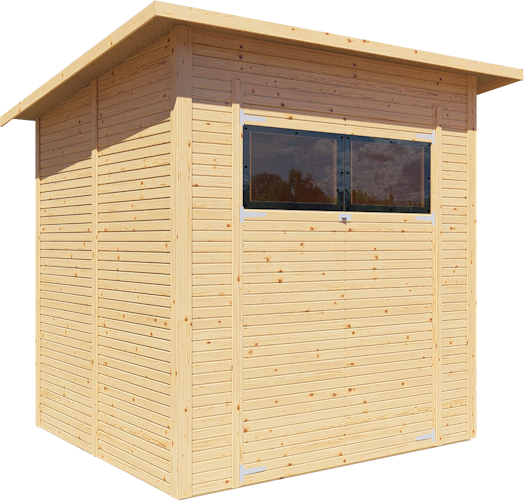 Bertilo Gartenhaus Pent Modern 3 - 18 mm