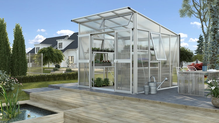 Vitavia Gewächshaus Aura 7800 inkl. 4 Fenstern - 7,8 m²