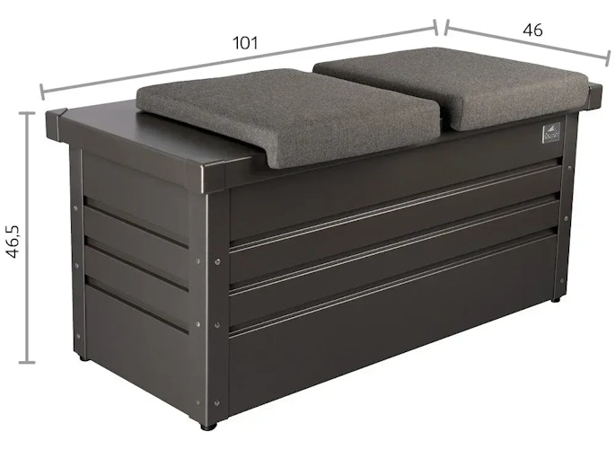 Biohort Sitzbox Balcony inkl. Sitzauflagen