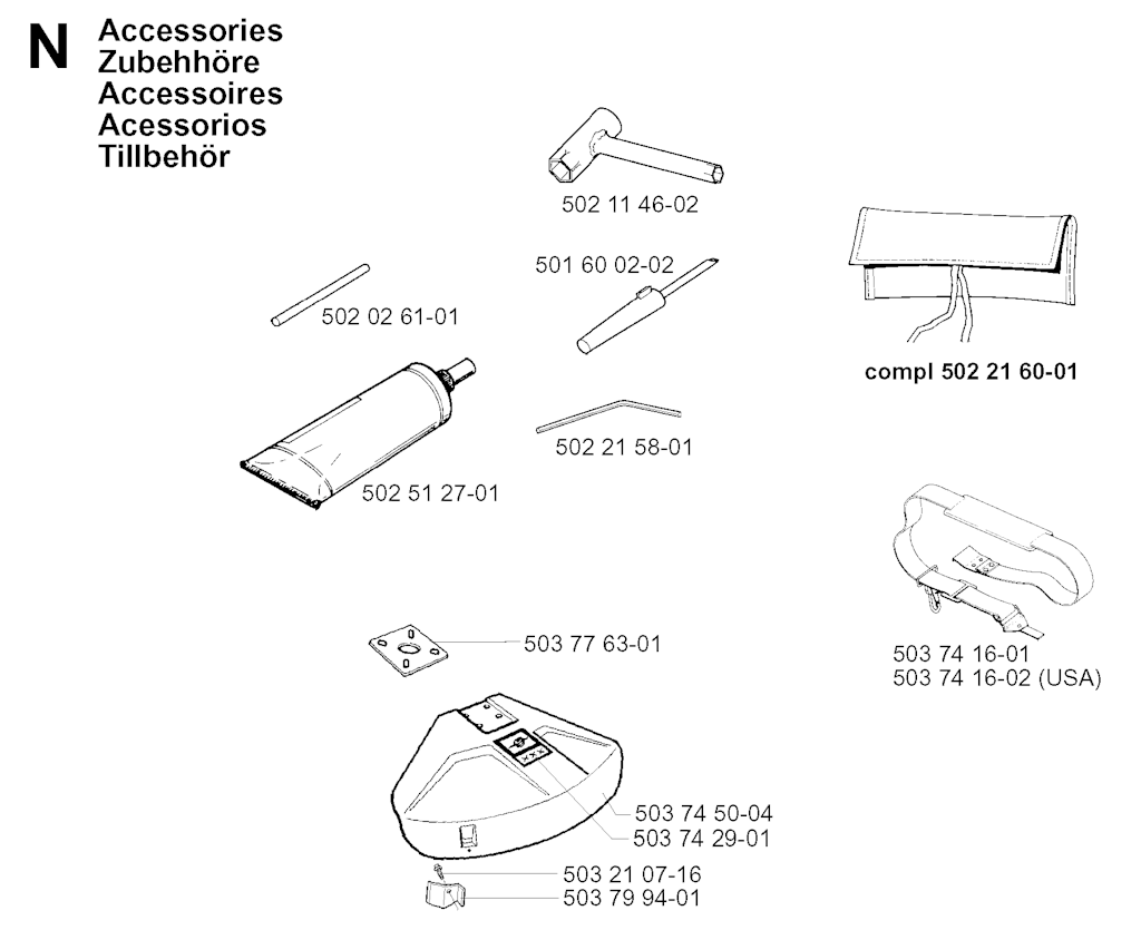 Explosionszeichnung Ersatzteile