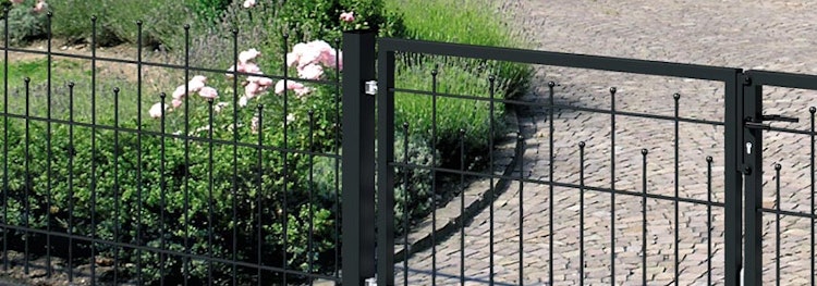 Alberts® Zaun Grundset Madrid zum Einbetonieren