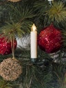 Vorschaubild Konstsmide Weihnachtsbeleuchtung  LED Baumbeleuchtung 10 kabellose weiße Kerzen