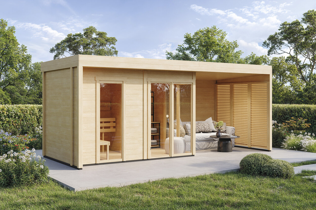 Wolff Finnhaus Saunahaus Vendela 6020 - 44 mm