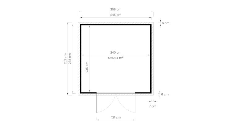 Bertilo Gerätehaus Osterbek 1/2/3/4 - 19 mm