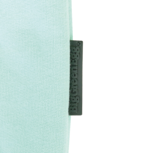 Big Green Egg Hoodie - Peace-love-Eggs - Mint/Coral