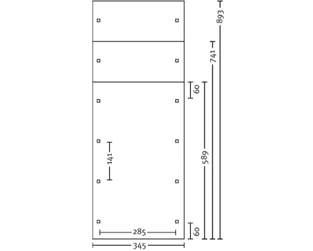 Skan Holz Spreewald - Walmdach Carport Breite 345 cm