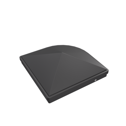 GroJa Stecksystem Premium Pfostenkappe 9x9 für Alu variabler Eckpfosten