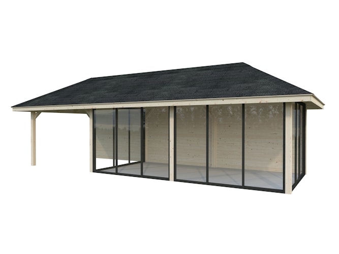 Palmako Pavillon Bianca 24,9 m² Set 218 Slide - 28 mm