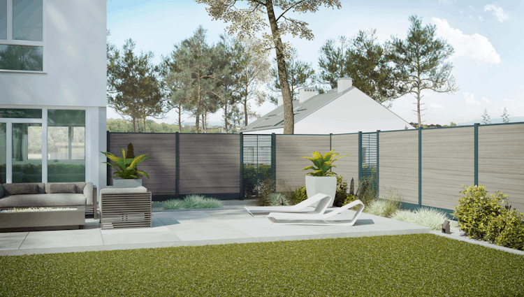 Fiberdeck BOSTON WPC PREMIUM Zaunprofil