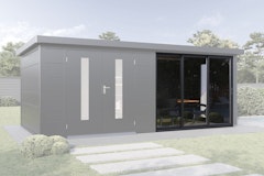Wolff Finnhaus Schiebetür 30 für Premium Metall Gartenhäuser Wolff Finnhaus Schiebetür 30 für Premium Metall GartenhäuserZubehörbild