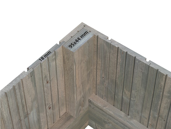 Palmako Gewächshaus / Pavillon / Glashaus Emilia 5,4  m² - 18 mm