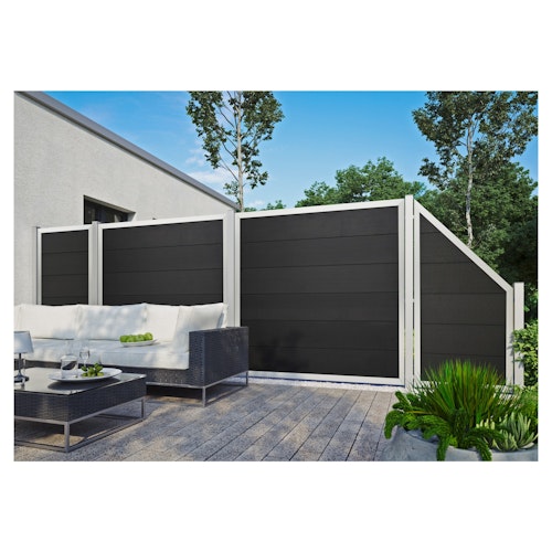 T&J MALÖ WPC Sichtschutzelement 1800 x 1800 mm