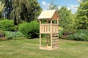 Vorschaubild Akubi Kinderspielturm Lotti inkl. Kletterwand ECO