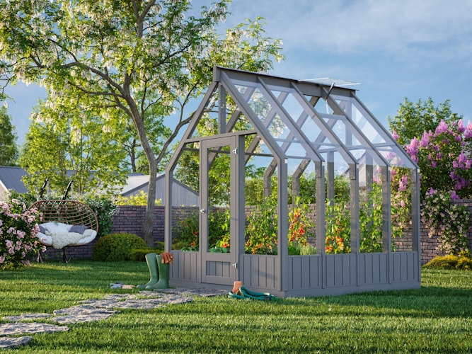 Palmako Gewächshaus / Pavillon / Glashaus Emilia 5,4  m² - 18 mm