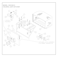 Husqvarna Zubehör für Aufsitzmäher 5 BUSHEL 539105213, 2003-02