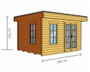 Vorschaubild Skan Holz Gartenhaus Breda 1 - 28 mm