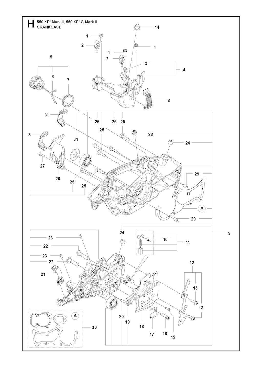 Explosionszeichnung Ersatzteile